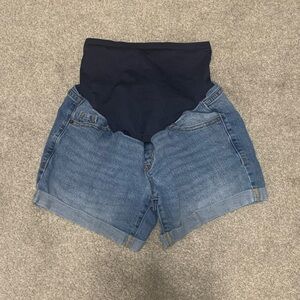 Old Navy Maternity Blue Denim Jean Women's Shorts